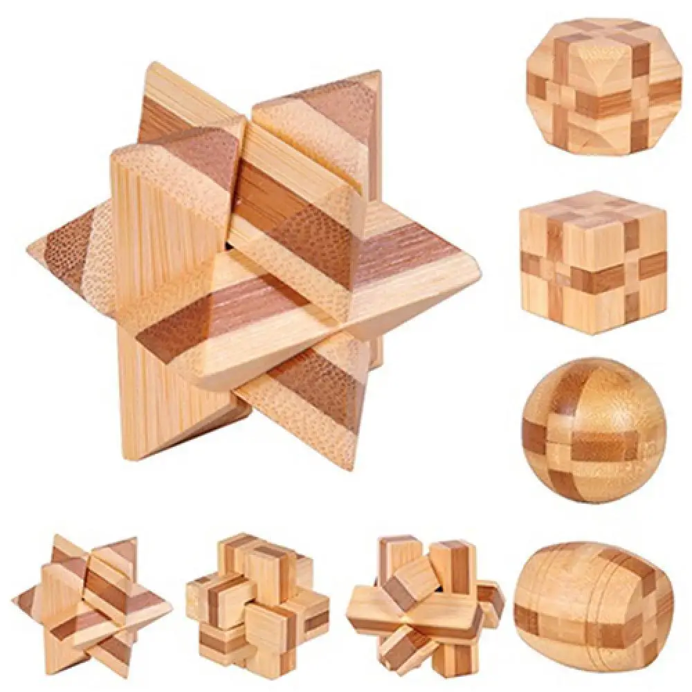 Kongming Luban Lock Kids Wooden Chinese Traditional Puzzle Toy Children Brain Teaser Games 3D Intellectual Creative Unlock Toy
Kongming Luban Lock Kids Wooden Chinese Traditional Puzzle Toy Children Brain Teaser Games 3D Intellectual Creative Unlock Toy