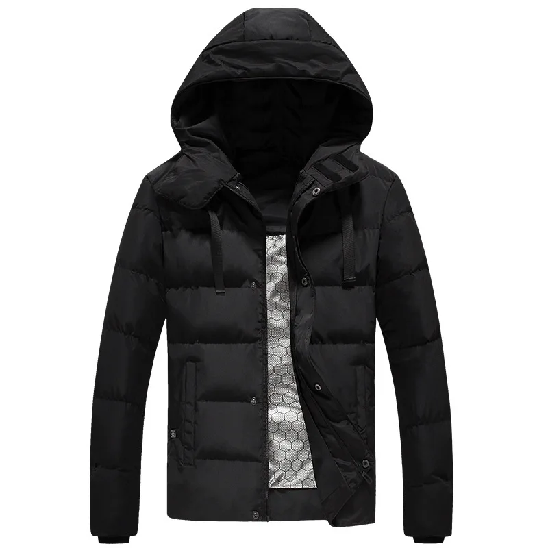 padded cotton jacket men's Korean version slim hooded thickened jacket youth cotton padded jacket USB charging fashion
padded cotton jacket men's Korean version slim hooded thickened jacket youth cotton padded jacket USB charging fashion
