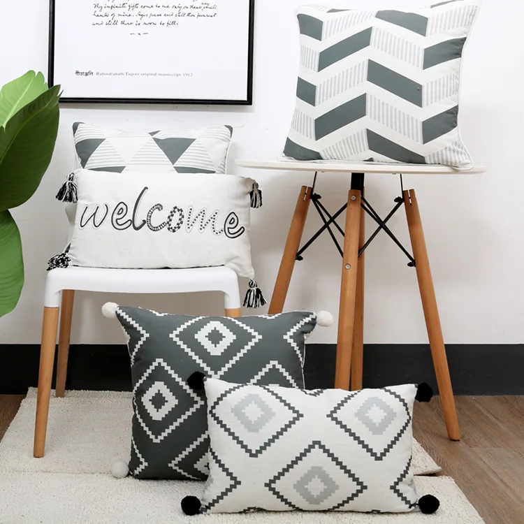Simple Printing Throw Pillow Cushion Cover Creative Plaid Cotton Linen Geometric Sofa Cushion Cover Pillows Decor Home
Simple Printing Throw Pillow Cushion Cover Creative Plaid Cotton Linen Geometric Sofa Cushion Cover Pillows Decor Home