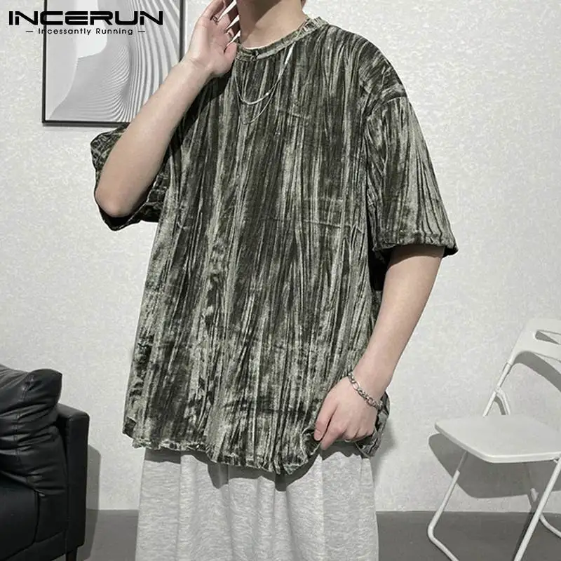 Мужская Повседневная футболка с круглым вырезом и коротким рукавом
Мужская Повседневная футболка с круглым вырезом и коротким рукавом