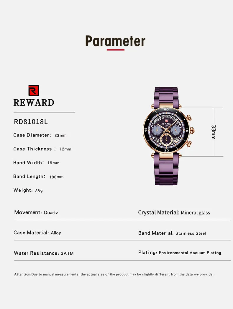 Multi-Energy Sports Women's Watch Luminous Waterproof Women's Exquisite Steel Belt Quartz Watch
Multi-Energy Sports Women's Watch Luminous Waterproof Women's Exquisite Steel Belt Quartz Watch