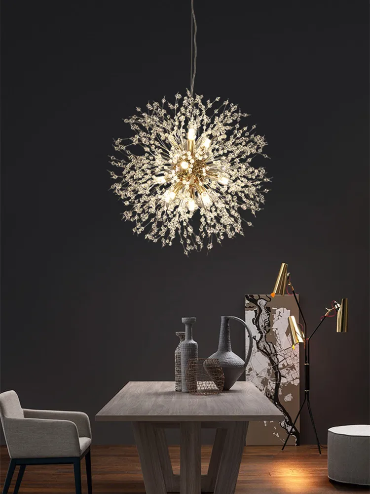lampara lustre Crystal Chandelier Dandelion LED Pendant Lights For Living Room Dining Room bedroom Home Decoration Ceiling Lamp
lampara lustre Crystal Chandelier Dandelion LED Pendant Lights For Living Room Dining Room bedroom Home Decoration Ceiling Lamp