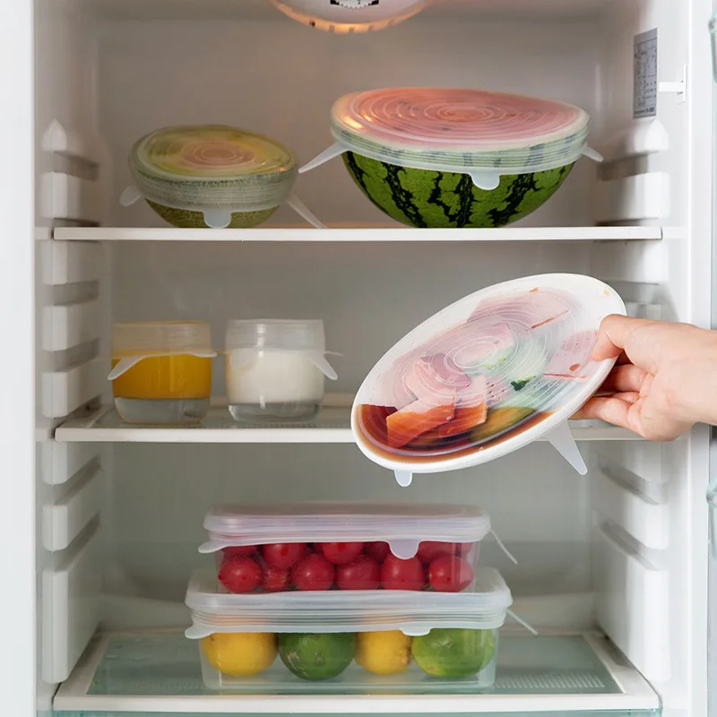 Silicone Lid Cover Caps Storage Fresh Stretch Lids Innovative Kitchen Utensils Adaptable Silicone Tools And Gadgets
Silicone Lid Cover Caps Storage Fresh Stretch Lids Innovative Kitchen Utensils Adaptable Silicone Tools And Gadgets