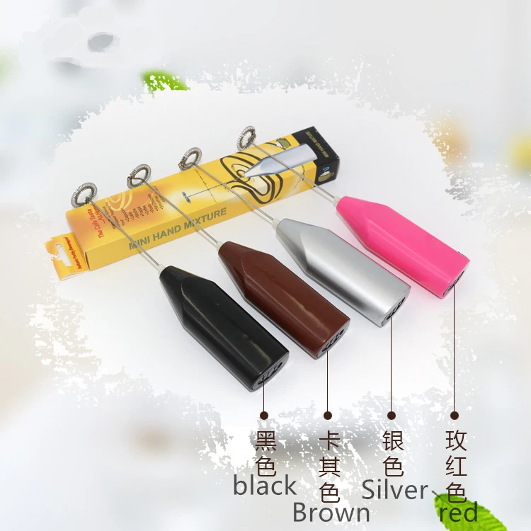 Mini Electric Coffee Blender Handheld Eggbeater Stainless Steel Milk Milker Bubble Drink Stir Bar Creative Kitchen Cooking CF22
Mini Electric Coffee Blender Handheld Eggbeater Stainless Steel Milk Milker Bubble Drink Stir Bar Creative Kitchen Cooking CF22
