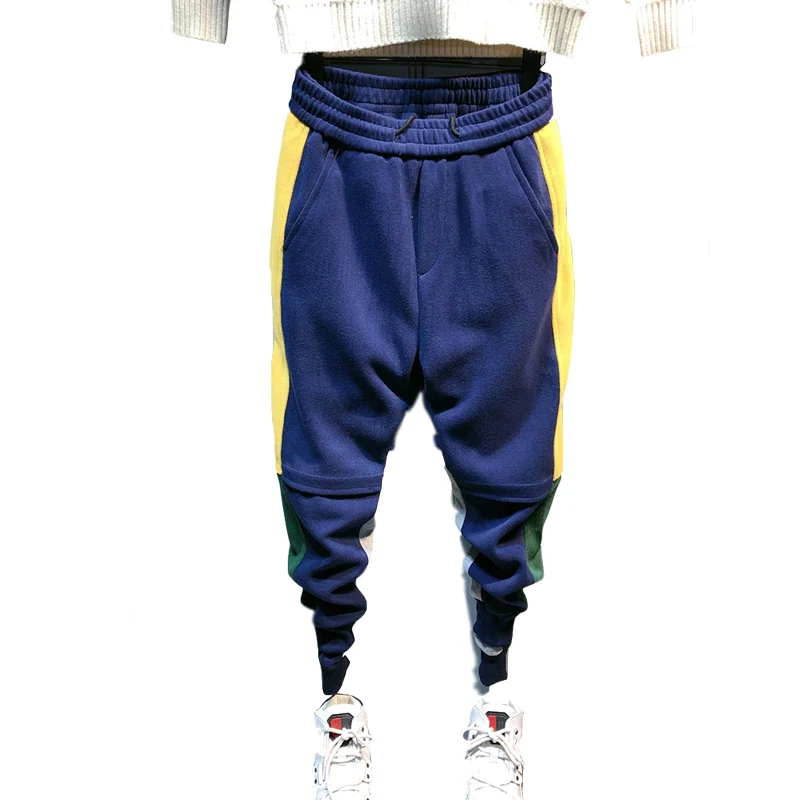 2020 Men Trend Men's Color block Sweatpants Stretch Beam Pants Contrast Color Pants Fashion Patchwork
2020 Men Trend Men's Color block Sweatpants Stretch Beam Pants Contrast Color Pants Fashion Patchwork