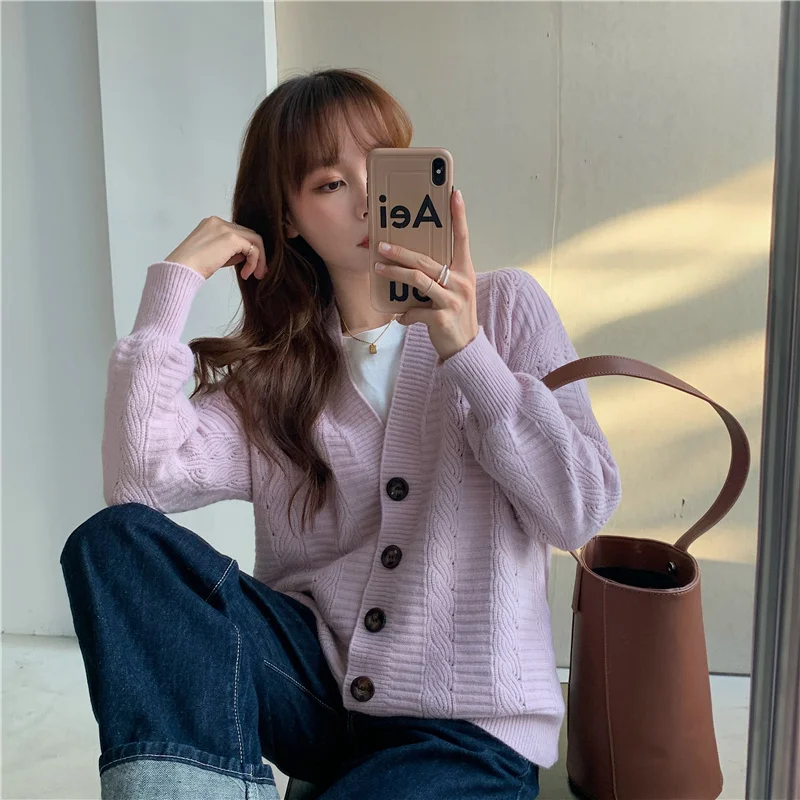 Cardigan Women Sweater Winter Long Sleeve Sweater Coats Women Loose Knit Cardigan Sweaters
Cardigan Women Sweater Winter Long Sleeve Sweater Coats Women Loose Knit Cardigan Sweaters