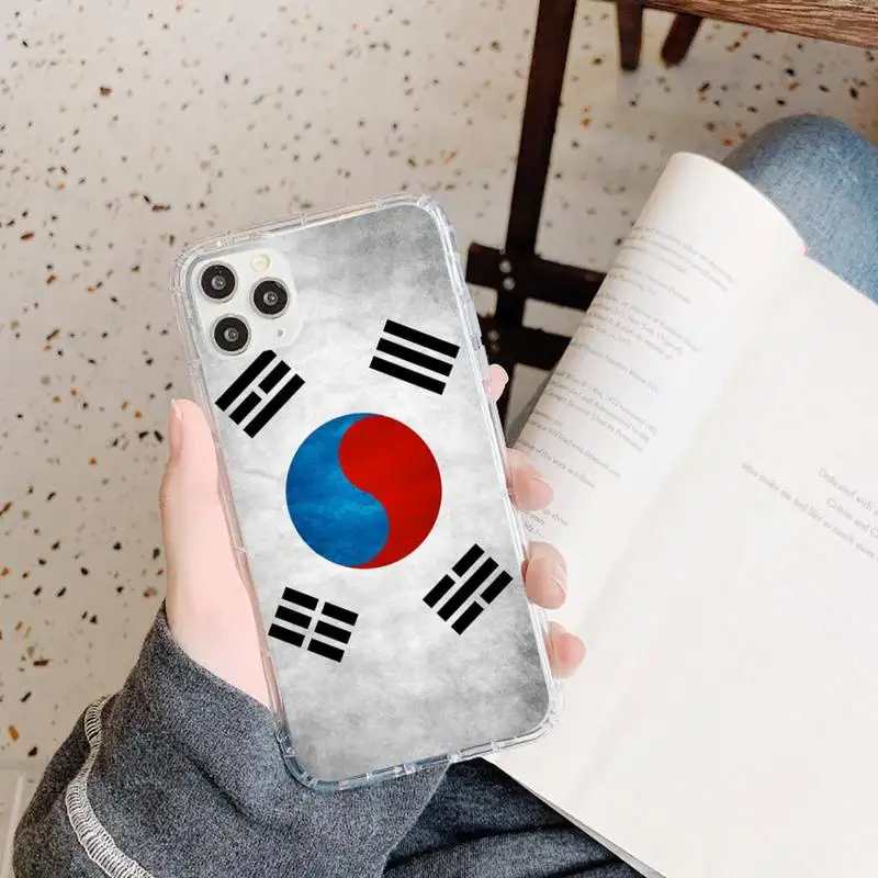 South Korea Flag Phone Case Transparent for iPhone 11 12 mini pro XS MAX 8 7 6 6S Plus X 5S SE 2020 XR
South Korea Flag Phone Case Transparent for iPhone 11 12 mini pro XS MAX 8 7 6 6S Plus X 5S SE 2020 XR