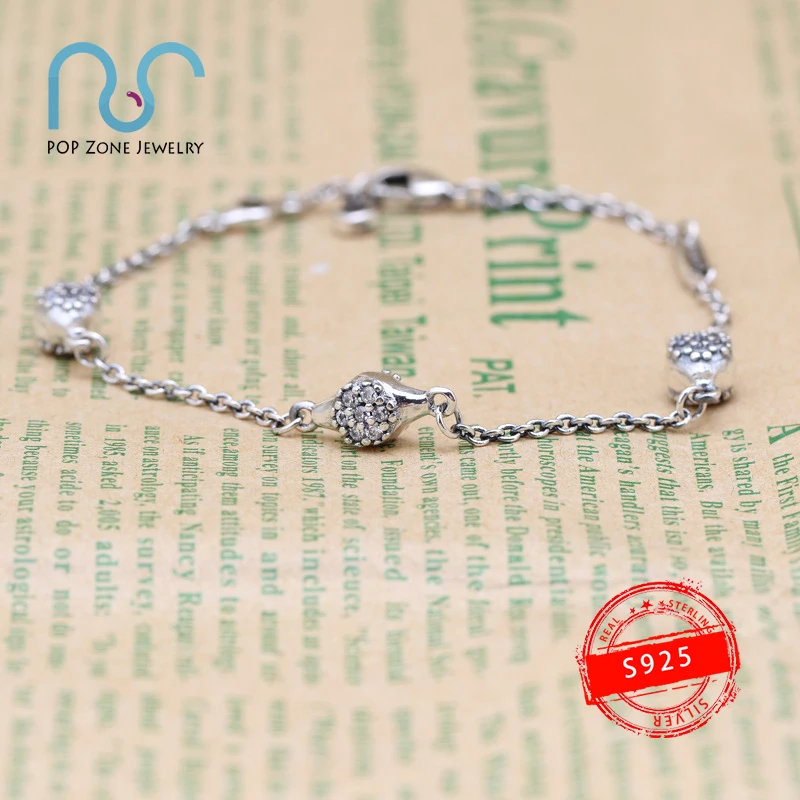 S925 Sterling Silver Bracelet Pan Brand Original 1:1 Inlaid Zircon Pods Of Love Bracelet Luxury Fashion Grace Women Jewelry Gift
S925 Sterling Silver Bracelet Pan Brand Original 1:1 Inlaid Zircon Pods Of Love Bracelet Luxury Fashion Grace Women Jewelry Gift