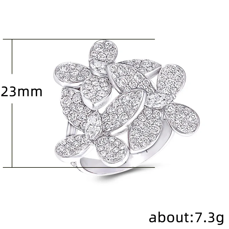 2021 New Fashion Rose Gold Silver Color Flowers Fashion Ring For Girl Party Gift Jewelry Wholesale Moonso R6051
2021 New Fashion Rose Gold Silver Color Flowers Fashion Ring For Girl Party Gift Jewelry Wholesale Moonso R6051
