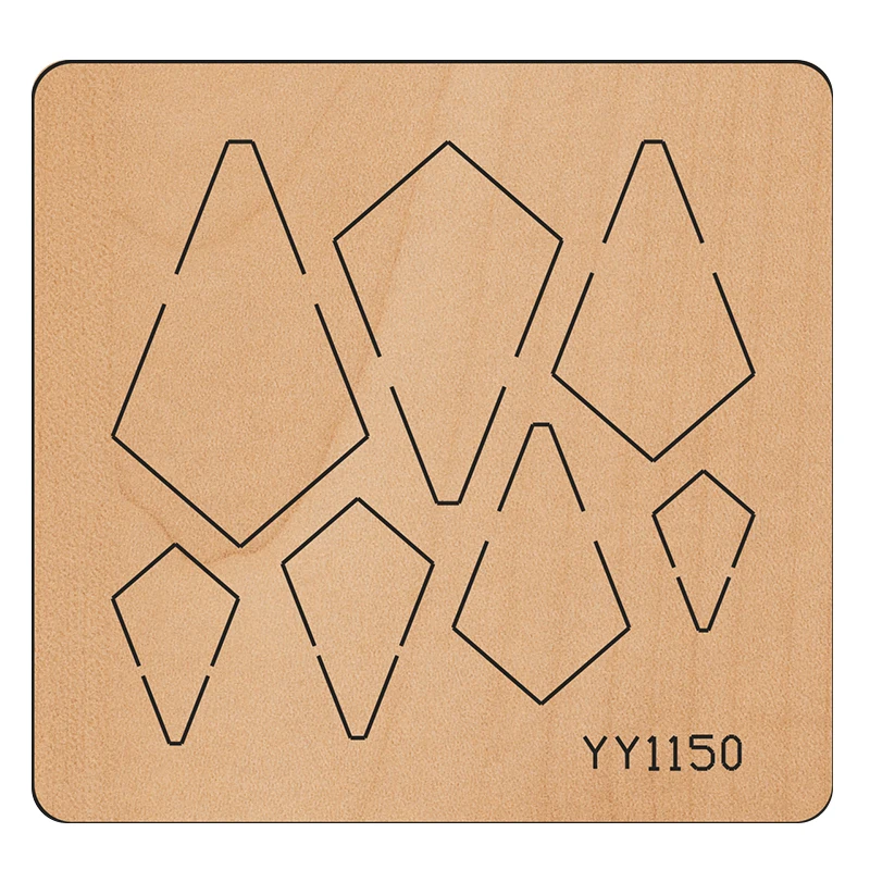 Wooden die-cutting die knife die all kinds of geometric earrings knife die compatible with most manual die cutting machinesY1149
Wooden die-cutting die knife die all kinds of geometric earrings knife die compatible with most manual die cutting machinesY1149