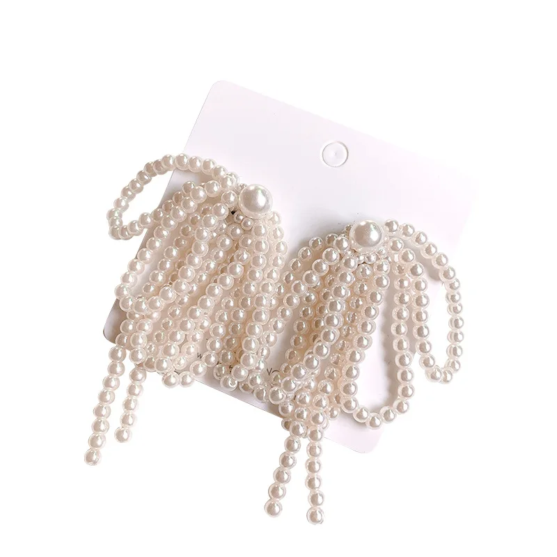 Temperament Hanfanxianqi Pearl Bow French Elegant Temperament Earrings Versatile Earrings
Temperament Hanfanxianqi Pearl Bow French Elegant Temperament Earrings Versatile Earrings