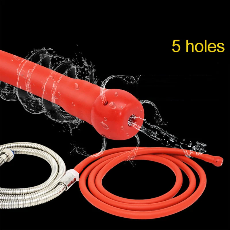 

WETIPS Silicone Anal Shower Tube Bidet Ducha Douche Bidet Washing Hose Ducha Full Enema Cleaning Portatil Anus Cleaner Hose