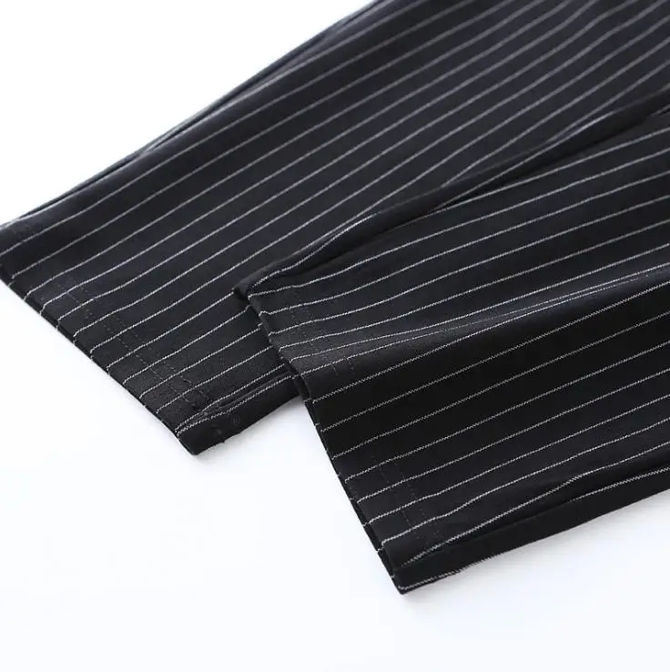 Plus Size Pants Striped Casual Black Pants Mid Waist 2019 Autumn Pencil Pants Women Casual Office Lady Workwear Trousers
Plus Size Pants Striped Casual Black Pants Mid Waist 2019 Autumn Pencil Pants Women Casual Office Lady Workwear Trousers