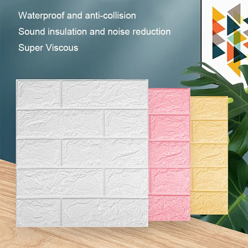 3D Brick Wall Sticker Self Adhesive Foam Brick Room Decor Diy 3D Wallpaper Wall Decor Living Wall Sticker For Kids Room
3D Brick Wall Sticker Self Adhesive Foam Brick Room Decor Diy 3D Wallpaper Wall Decor Living Wall Sticker For Kids Room