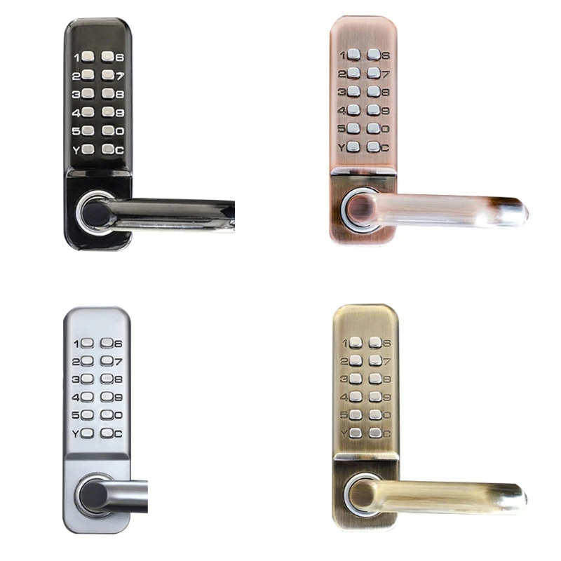 Keyless Combination Code Lock W/keypad Mechanical Digital Door Lock Security Password Lock for Wood Metal Plastic Door
Keyless Combination Code Lock W/keypad Mechanical Digital Door Lock Security Password Lock for Wood Metal Plastic Door