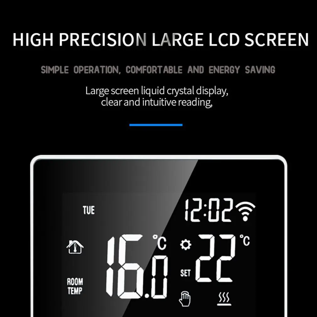 ME88H 16A Thermostat Touch Temperature Controller Electric Floor Heating Thermostat Smart Room Thermostat
ME88H 16A Thermostat Touch Temperature Controller Electric Floor Heating Thermostat Smart Room Thermostat