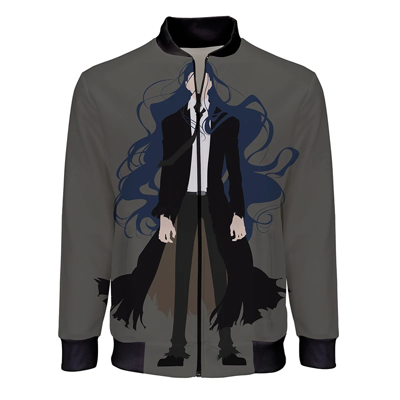 2020 NEW Anime Jackets Men's Fashion Stand Collar Zipper Bomber Jacket Stray Dogs 3D Printed Outerwear Male Trendy Hip Hop Coat
2020 NEW Anime Jackets Men's Fashion Stand Collar Zipper Bomber Jacket Stray Dogs 3D Printed Outerwear Male Trendy Hip Hop Coat