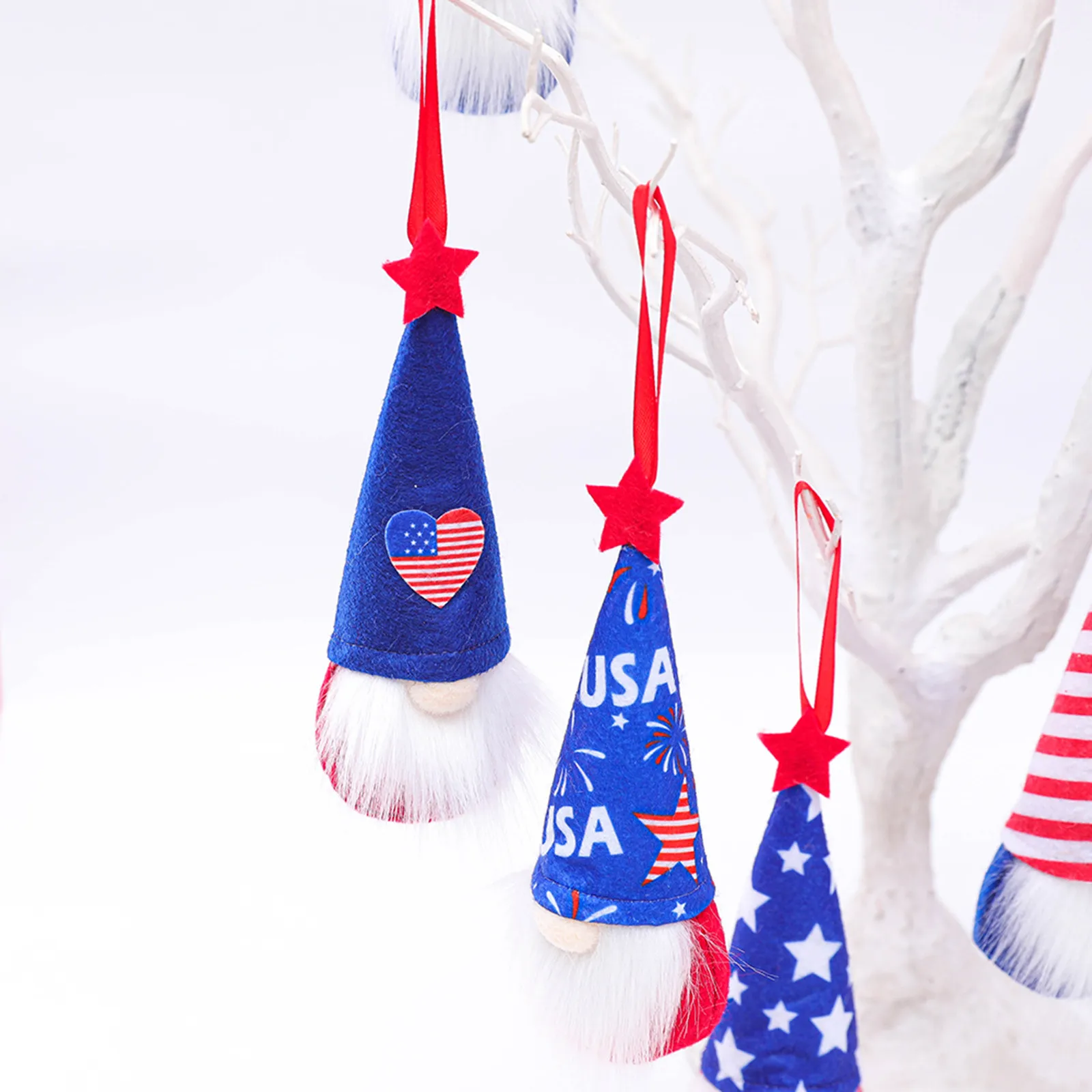 Independence Day Decoration Dwarf Gnome Faceless Doll Plush Doll Pendant decoracin de habitacin
Independence Day Decoration Dwarf Gnome Faceless Doll Plush Doll Pendant decoracin de habitacin