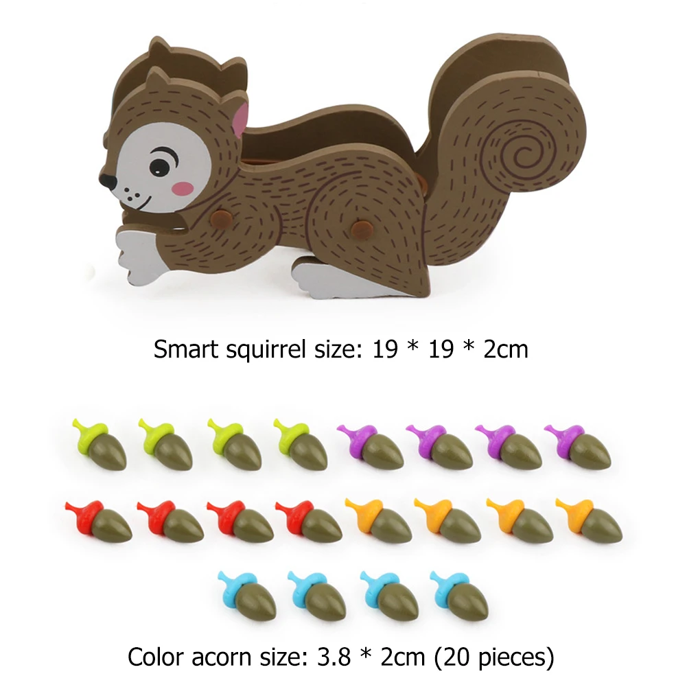 Wooden Toy Squirrel Clip Nut Turntable Toy Children's Educational Concentration Training Early Education Wooden Toy
Wooden Toy Squirrel Clip Nut Turntable Toy Children's Educational Concentration Training Early Education Wooden Toy
