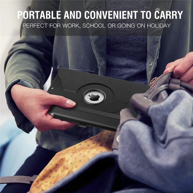 100Pcs/lot 360 Degree Rotating Stand Leather Protective Cover With Auto Wake / Sleep for iPad 10.2-inch 2019 Release
100Pcs/lot 360 Degree Rotating Stand Leather Protective Cover With Auto Wake / Sleep for iPad 10.2-inch 2019 Release
