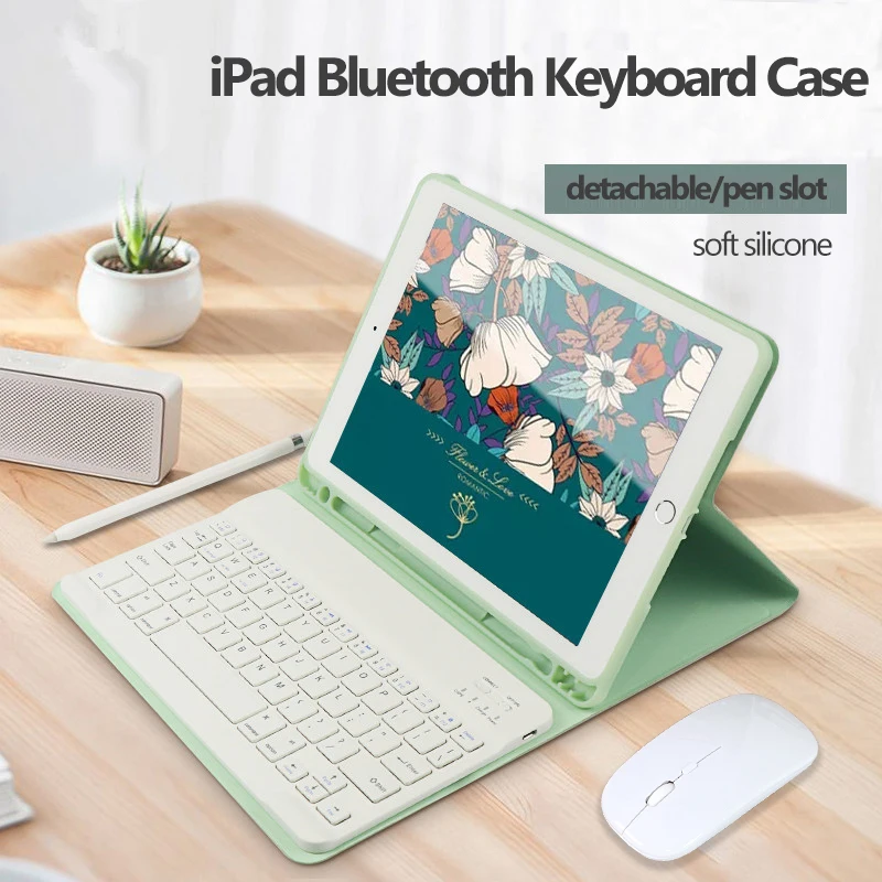 Wireless Mouse and Keyboard Case for iPad Pro 10.5 11 12.9 inch Case with Pen Holder for iPad Air 4 10.9 Air 3 10.5 Air 1 2 9.7
Wireless Mouse and Keyboard Case for iPad Pro 10.5 11 12.9 inch Case with Pen Holder for iPad Air 4 10.9 Air 3 10.5 Air 1 2 9.7