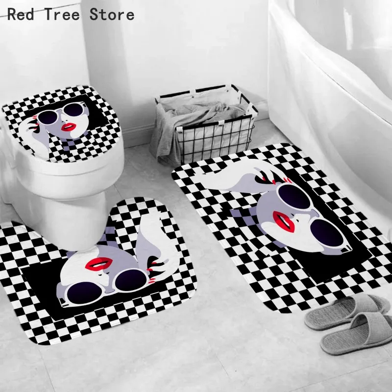 Three Pieces Bathroom Decoration Unique Printed Pattern Bath Mat and Cover Non-slip Eco-friendly Fabric with High Quality Sets
Three Pieces Bathroom Decoration Unique Printed Pattern Bath Mat and Cover Non-slip Eco-friendly Fabric with High Quality Sets