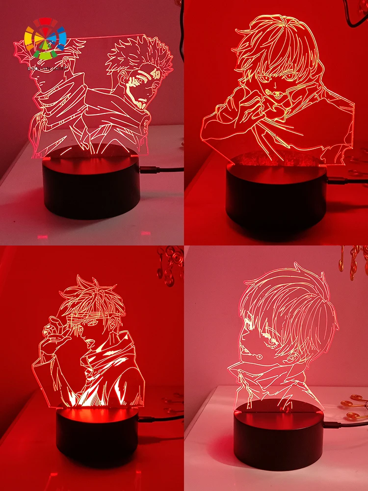 Jujutsu Kaisen gojo satoru Ryome sukuna 3d led lamp for bedhome manga ninght lights anime figure room decor lampara dormitorio
Jujutsu Kaisen gojo satoru Ryome sukuna 3d led lamp for bedhome manga ninght lights anime figure room decor lampara dormitorio