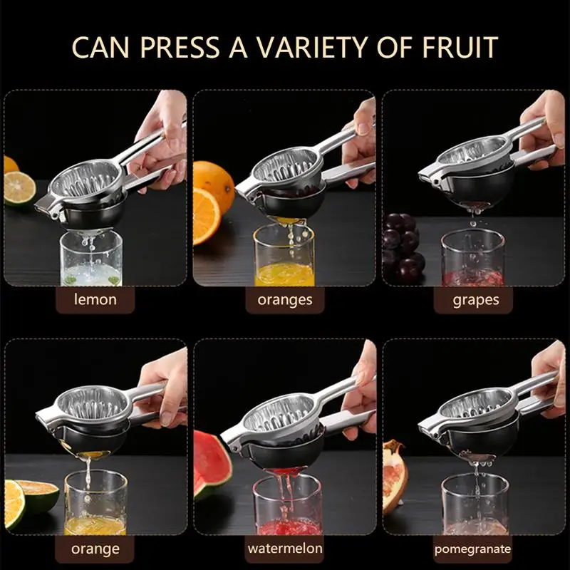 Stainless Steel Juicer Hand Manual Citrus Fruits Squeezer Portable Lemon Orange Pomegranate Juice Reamer Pressing Kitchen Tools
Stainless Steel Juicer Hand Manual Citrus Fruits Squeezer Portable Lemon Orange Pomegranate Juice Reamer Pressing Kitchen Tools