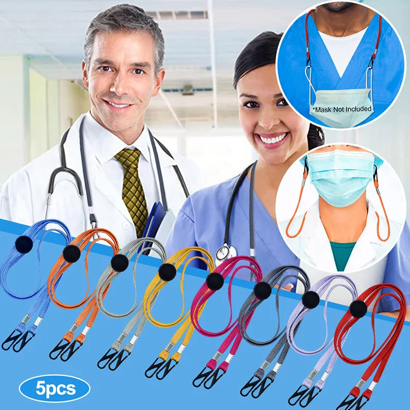 10PCS Adjustable Face Mask Lanyard Handy Convenient Holder Rope Anti-lost Anti-drop Mask Hanging Neck Rop Halter Ropes
10PCS Adjustable Face Mask Lanyard Handy Convenient Holder Rope Anti-lost Anti-drop Mask Hanging Neck Rop Halter Ropes