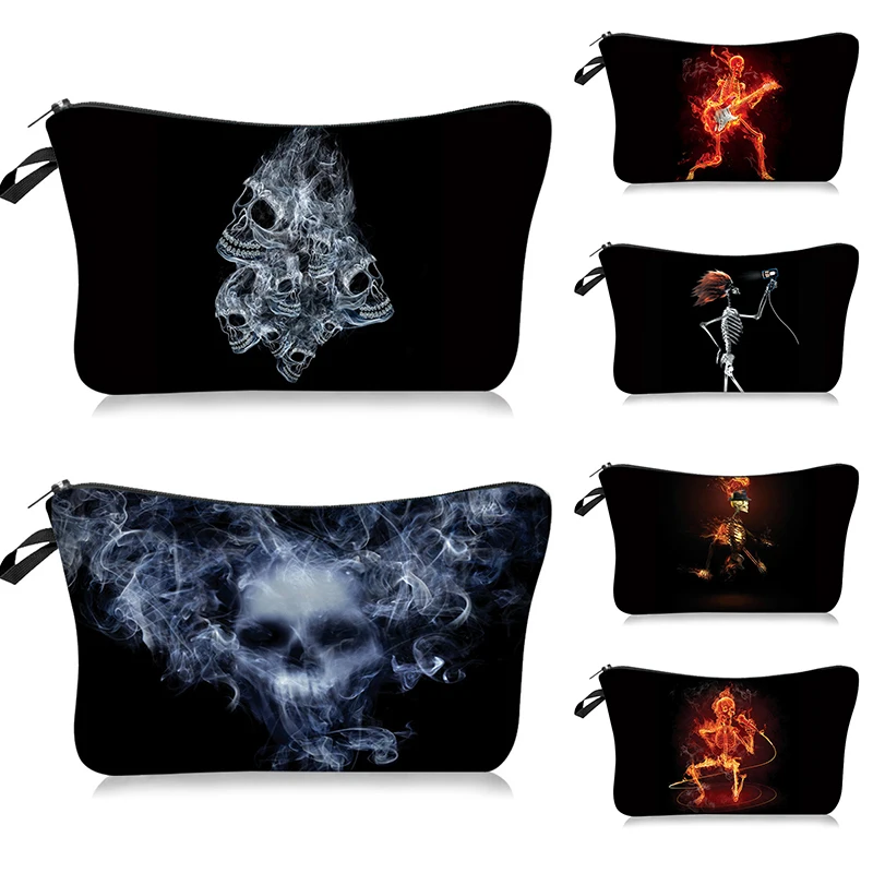 Stylish Skull Printed Storage Bag High Quality Handbag Exquisite Special Durable Geometric Practical All-match Wash Cosmetic Bag
Stylish Skull Printed Storage Bag High Quality Handbag Exquisite Special Durable Geometric Practical All-match Wash Cosmetic Bag