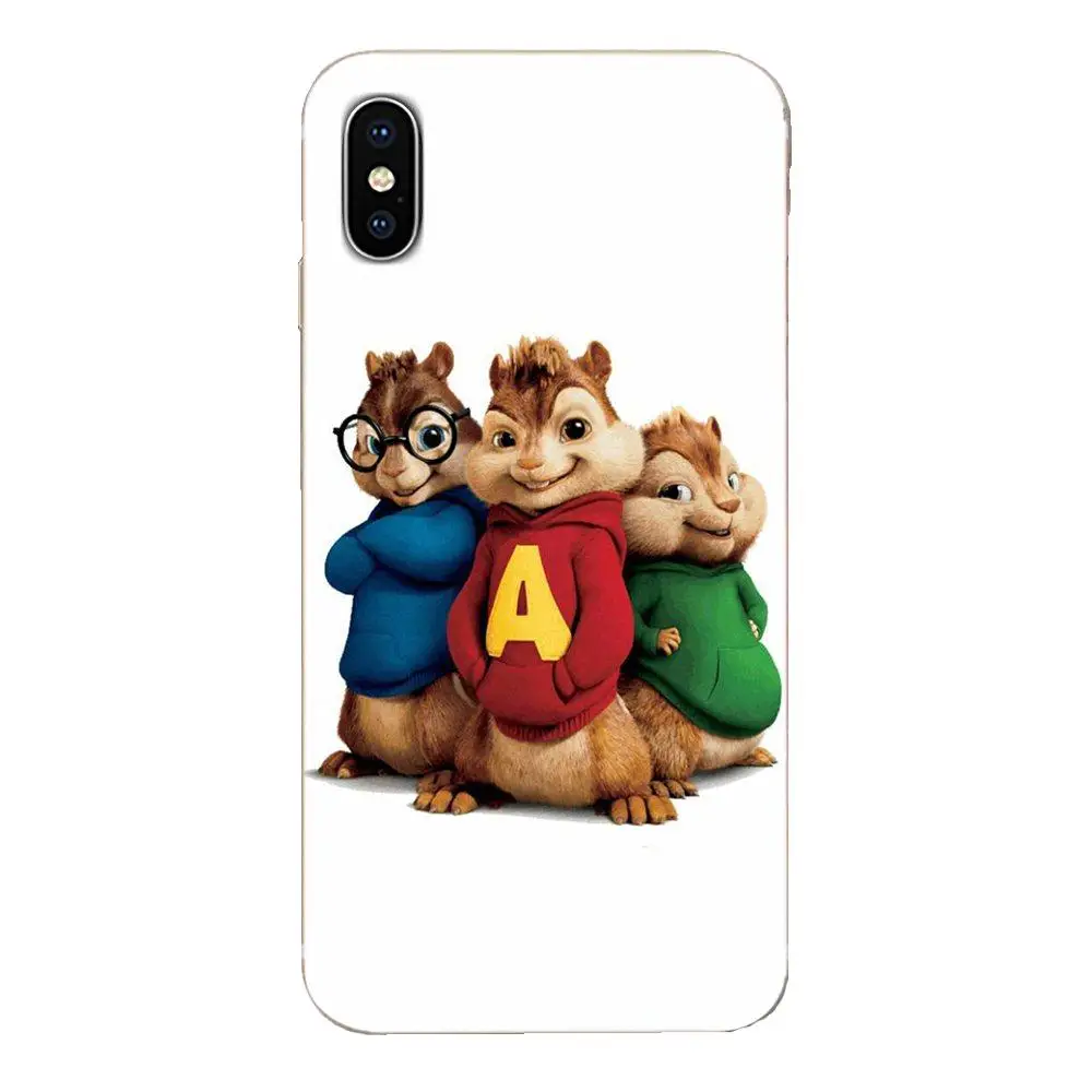 Мышь Alvin и Chipmunks для Xiaomi Mi3 Mi4 Mi4C Mi4i Mi5 Mi 5S 5X 6 6X 8 SE Pro Lite A1 Max Mix 2 Note 3 4 гибрид кожи |