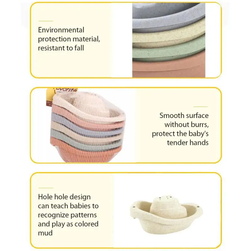 8pcs 6pcs Baby Stacking Cup Toys Colorful Early Educational Intelligence Gift Boat-shaped Stacked Cup Folding Tower Toys
8pcs 6pcs Baby Stacking Cup Toys Colorful Early Educational Intelligence Gift Boat-shaped Stacked Cup Folding Tower Toys