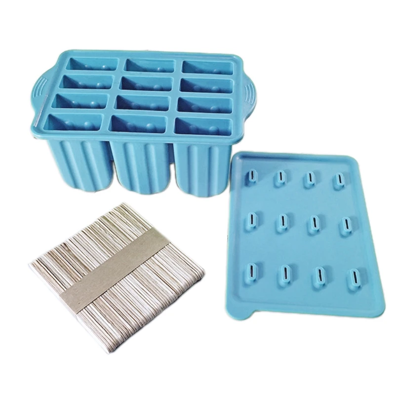 Silicone Molds 12 Grids Homemade Ice Molds Reusable Home Kitchen Ice Cream Mold Ice Cream Molds Mousse Mold 85LA
Silicone Molds 12 Grids Homemade Ice Molds Reusable Home Kitchen Ice Cream Mold Ice Cream Molds Mousse Mold 85LA