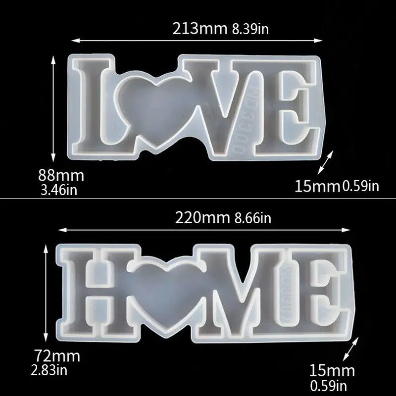 Delidge 1PC Love Home Family Words Resin Epoxy Mold for Jewelry Making DIY Decorative Crafts Silicone Mould
Delidge 1PC Love Home Family Words Resin Epoxy Mold for Jewelry Making DIY Decorative Crafts Silicone Mould