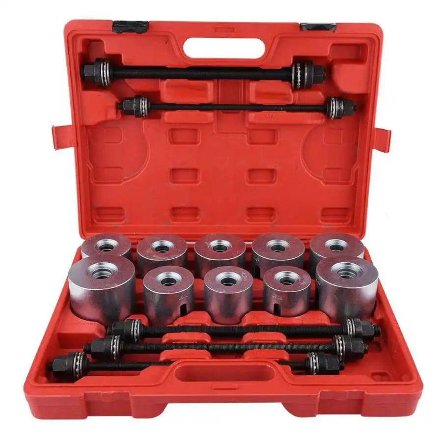 Car Universal Bush Bearing Removal Insertion Tools Set Press Pull Sleeve Kit 
Car Universal Bush Bearing Removal Insertion Tools Set Press Pull Sleeve Kit
