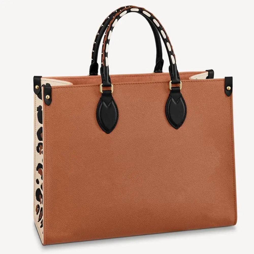

2021 Luxurys Designers ONTHEGO MM GM Bags Handbags M45373 Quality Ladies Shoulder Patent Leather Diamond Evening Wallet