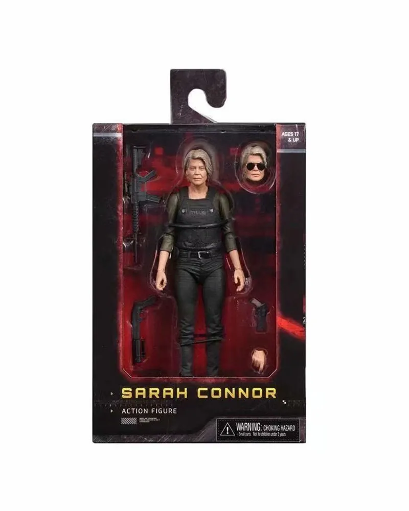 18 см NECA Терминатор T-800 Темный Fate Sarah Connor ПВХ фигурка лучший подарок на Рождество и