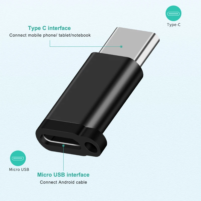 USB Type C Adapter OTG for Huawei Samsung S8Plus Micro USB Female to USB C Male Cable Converter Fast Charging USB C OTG Cable
USB Type C Adapter OTG for Huawei Samsung S8Plus Micro USB Female to USB C Male Cable Converter Fast Charging USB C OTG Cable