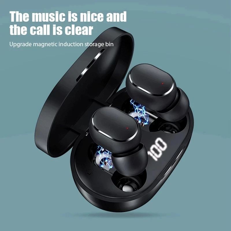 TWS-стереонаушники E6S с поддержкой Bluetooth 5 0 и микрофоном наушники беспроводной