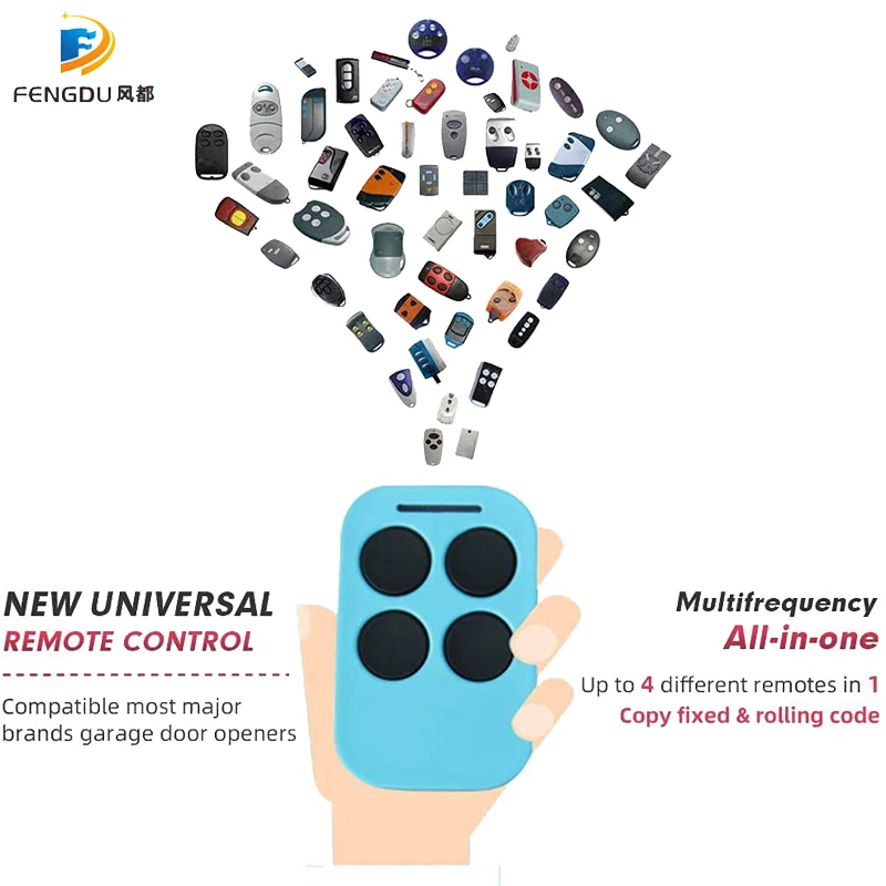 Remote Control For Gate Garage Remote controller 4 in 1 Electric Gate Control 433mhz 315mhz 868mhz Free Shipping
Remote Control For Gate Garage Remote controller 4 in 1 Electric Gate Control 433mhz 315mhz 868mhz Free Shipping