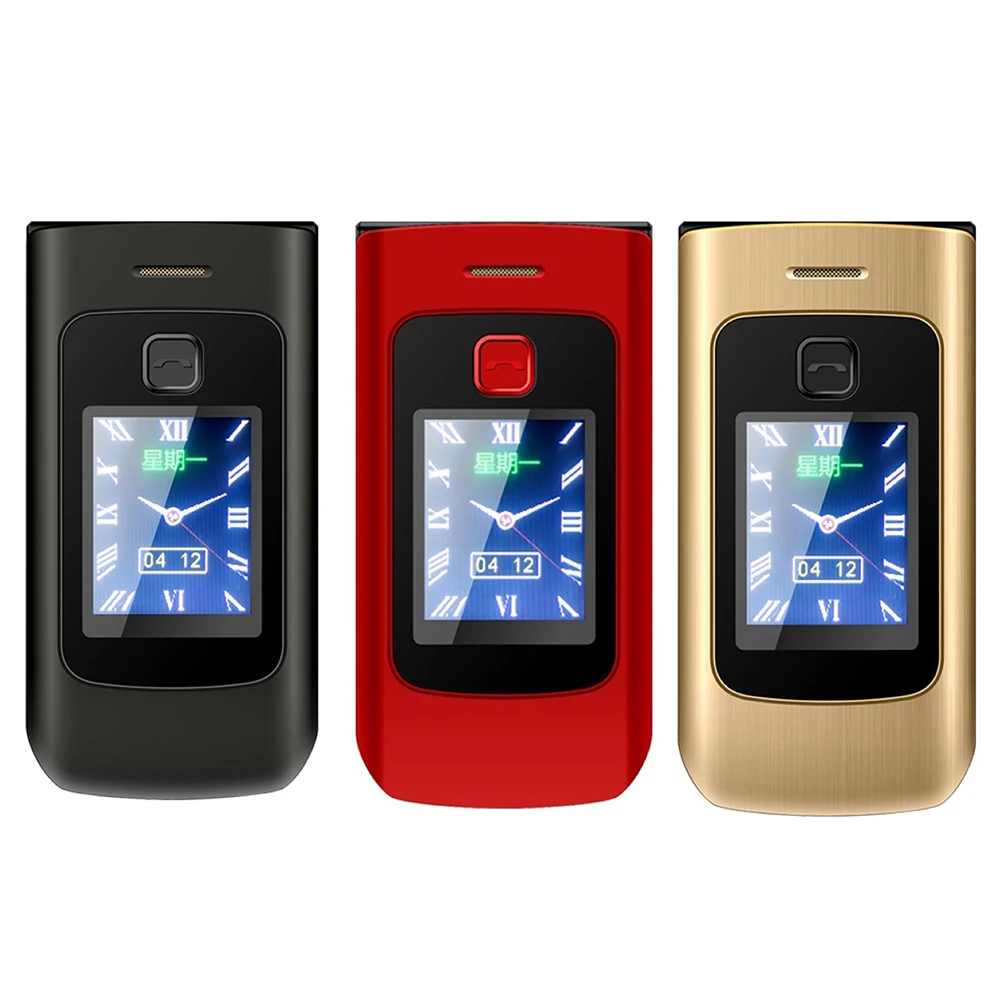 Dual Screen Flip Phone 2G System 2.4 Inch Dual SIM Card Design 4800mAh Extended Memory Up to 32GB Mobile Phone
Dual Screen Flip Phone 2G System 2.4 Inch Dual SIM Card Design 4800mAh Extended Memory Up to 32GB Mobile Phone