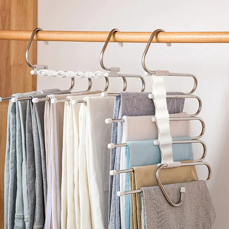 Colgador de pantalones 5 en 1 acero inoxidable, porttil, multifuncional, para ropa, pantalones, organizacin, ahorro de espacio
Colgador de pantalones 5 en 1 acero inoxidable, porttil, multifuncional, para ropa, pantalones, organizacin, ahorro de espacio