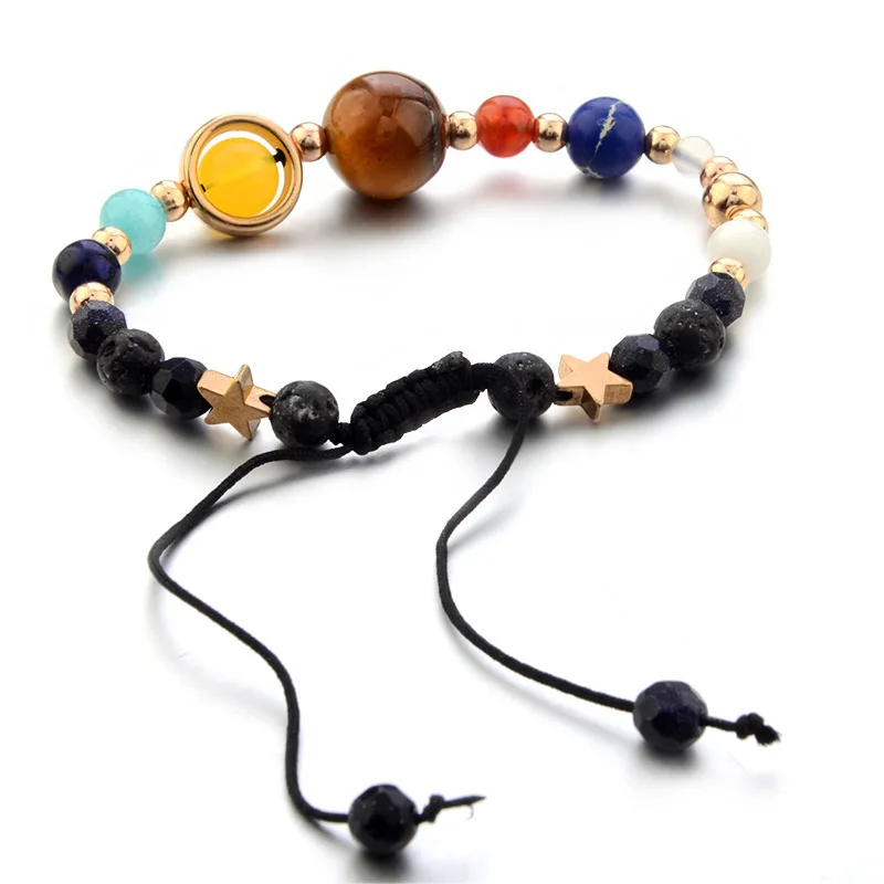 Alito Cosmic Galaxy Solar System Eight Planets Bracelet Guardian Stars Natural Stone Beads Woven Bracelet
Alito Cosmic Galaxy Solar System Eight Planets Bracelet Guardian Stars Natural Stone Beads Woven Bracelet