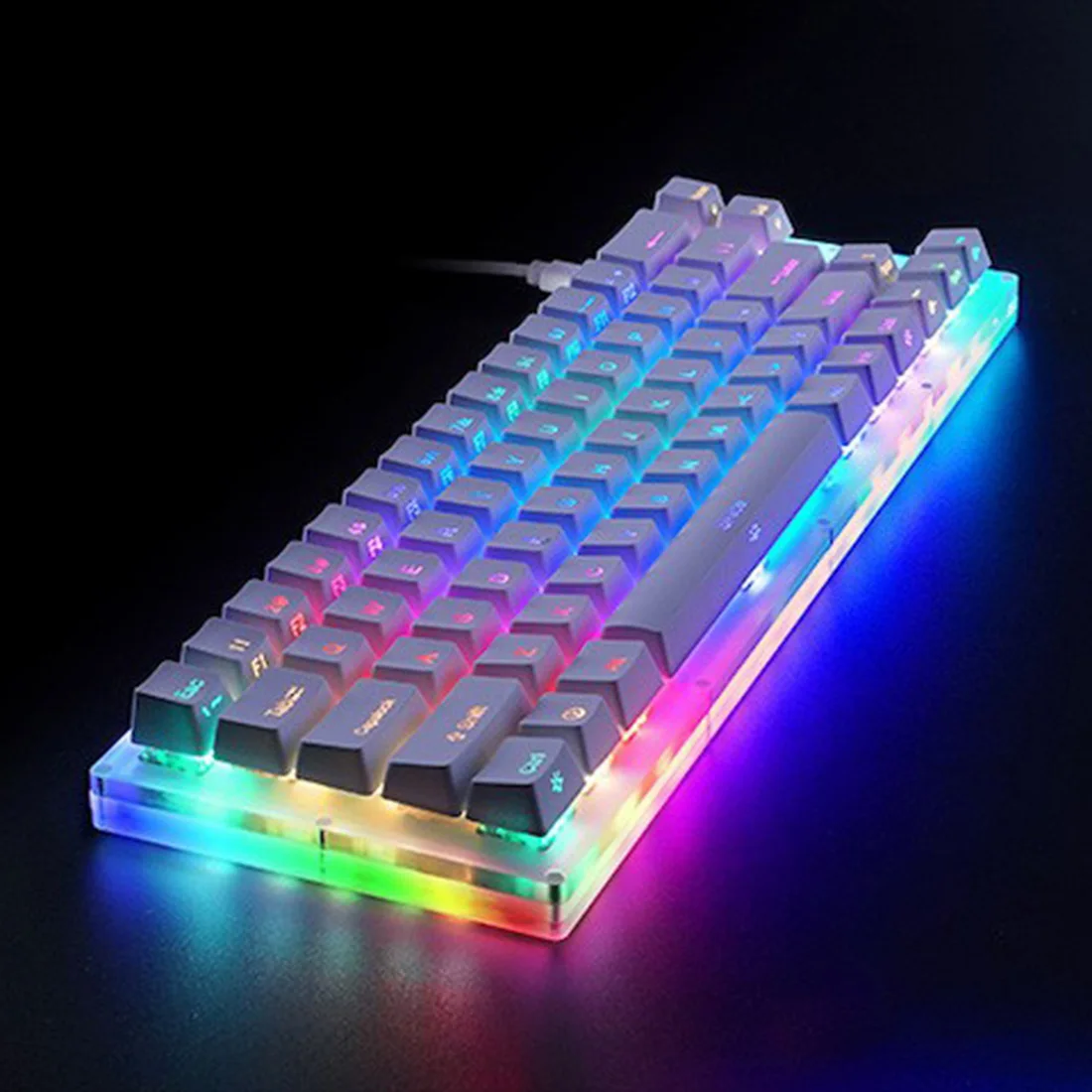 Портативная Механическая игровая клавиатура 60%, 66 клавиш, RGB подсветка, горячая Распродажа, для ноутбука, ПК, настольного компьютера, черный ...
Портативная Механическая игровая клавиатура 60%, 66 клавиш, RGB подсветка, горячая Распродажа, для ноутбука, ПК, настольного компьютера, черный ...