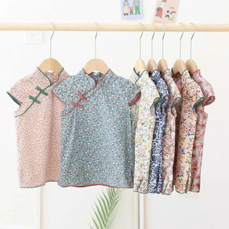 2022 летнее Ретро цветочное детское платье-Ципао в китайском стиле платья Hanfu для девочек Новая детская одежда WT28
2022 летнее Ретро цветочное детское платье-Ципао в китайском стиле платья Hanfu для девочек Новая детская одежда WT28