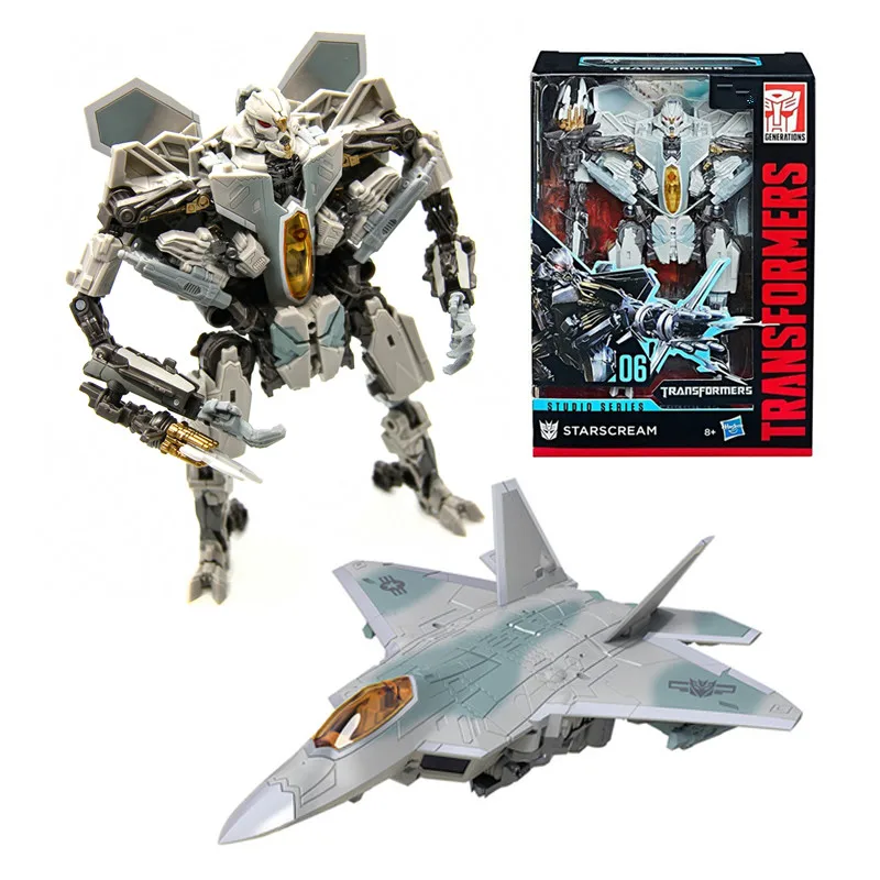 Original Hasbro Transformers Studio Series 06 Voyager Class Movie Starscream Seibertron Starscream Action Figures Model Toys 
Original Hasbro Transformers Studio Series 06 Voyager Class Movie Starscream Seibertron Starscream Action Figures Model Toys