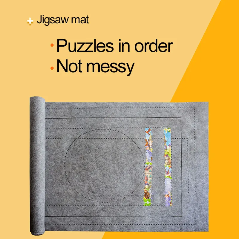 Professional Jigsaw Puzzle Roll Mat Felt Mat Up To 1500 Pieces Storage Jigsaw Puzzle Accessory Educational Toys Child Toy
Professional Jigsaw Puzzle Roll Mat Felt Mat Up To 1500 Pieces Storage Jigsaw Puzzle Accessory Educational Toys Child Toy