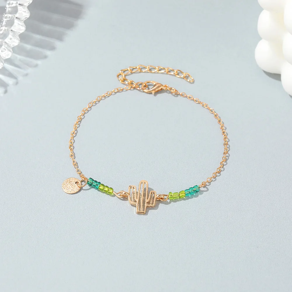 Kpop Cute Cactus Bracelet for Women Simple Beaded Green Plant Golden Bracelets 2020 Trend Korean Fashion New Girl Friend Gift
Kpop Cute Cactus Bracelet for Women Simple Beaded Green Plant Golden Bracelets 2020 Trend Korean Fashion New Girl Friend Gift