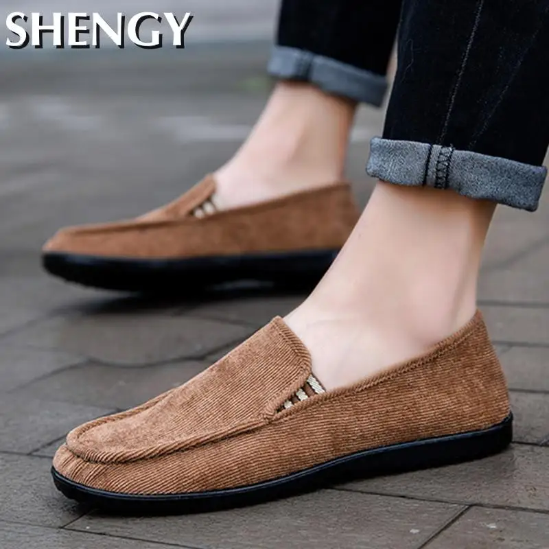 Mens Canvas Shoes Slip On Flat Men Loafers Casual Shoes Outdoor Breathable Lightweight Male Footwear Fashion Driving Hommes
Mens Canvas Shoes Slip On Flat Men Loafers Casual Shoes Outdoor Breathable Lightweight Male Footwear Fashion Driving Hommes