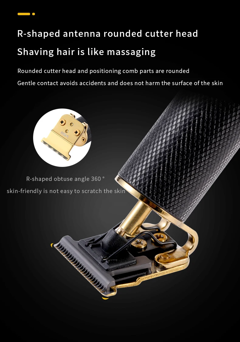 VGR New Black Electric Hair Trimmer Rechargeable Cordless For Men Beard Trimmer 0mm Baldheaded Hair Clipper Cutting Machine
VGR New Black Electric Hair Trimmer Rechargeable Cordless For Men Beard Trimmer 0mm Baldheaded Hair Clipper Cutting Machine